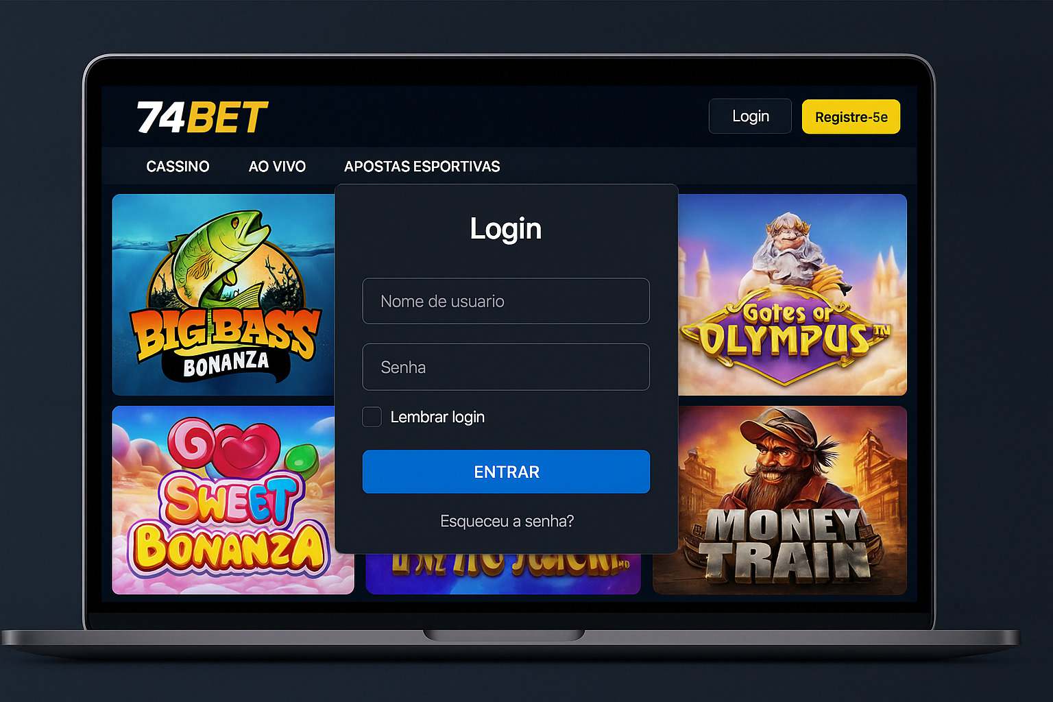 Não Perca tempo, o rRgistro na site 74BET